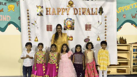 Traditional dress day for the whole school