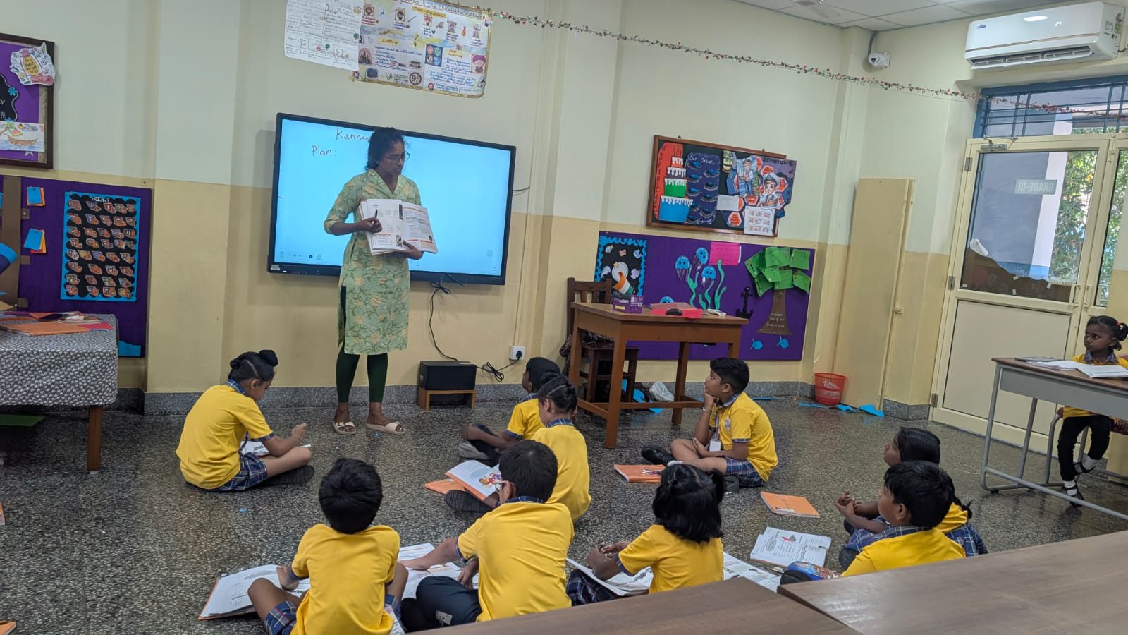 A Primary classroom at Our Lady's International School