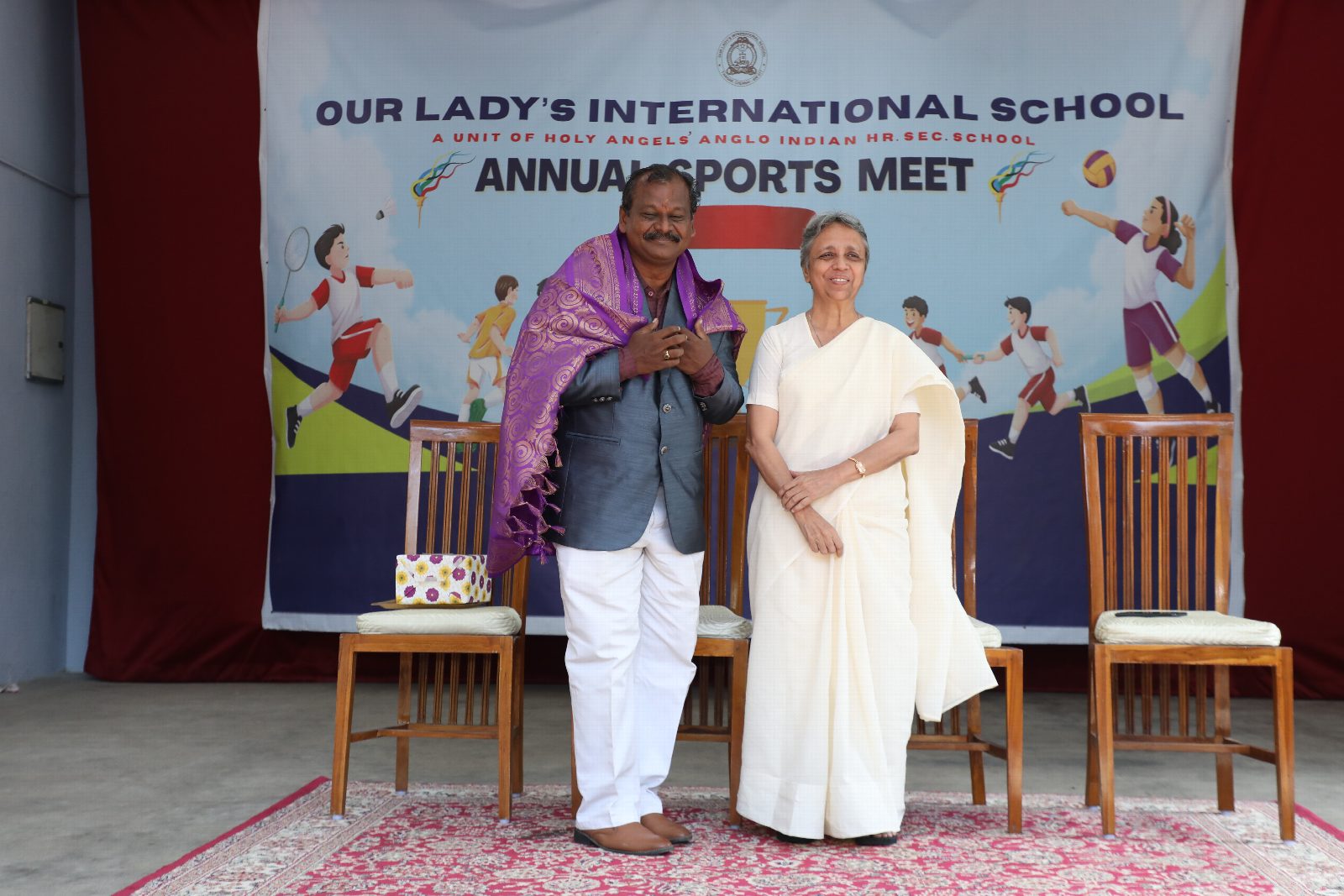 Welcoming Our Chief Guest