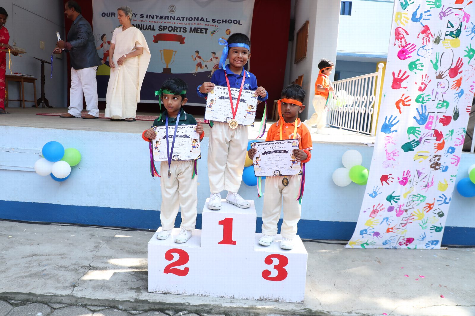 On the Podium